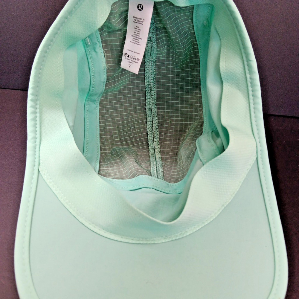 Size Small To Medium Lululemon Drawcord Hiking Cap Womens Wild Mint Dewy - Picture 7 of 12
